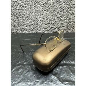 Vintage Takeo Kikuchi Tk-829 Titanium Eyeglasses Gold Unisex 49 - 19‎ 144mm